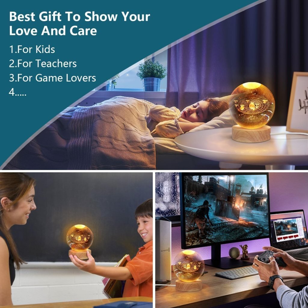 3D Crystal Ball Night Lamp reviews