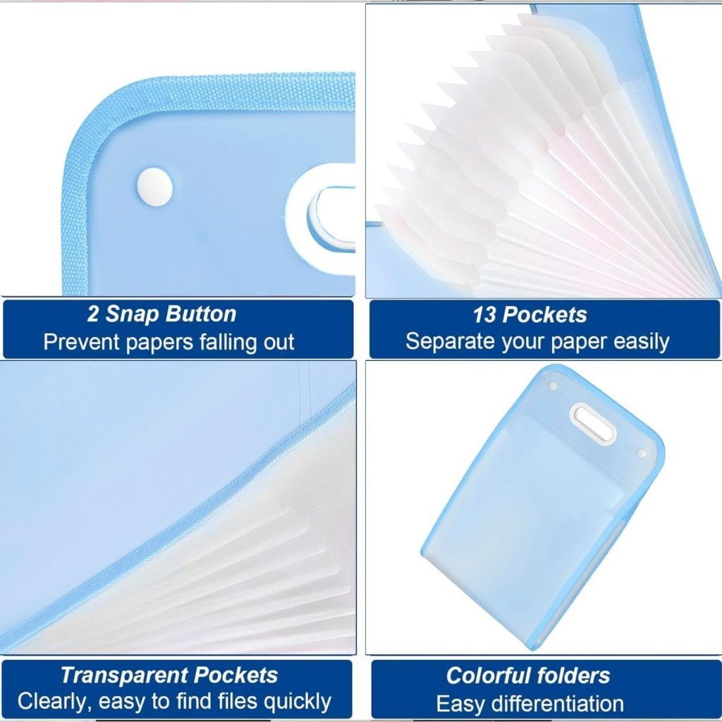 13 Layer A4 Document Storage Organizer