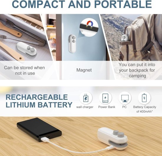 2 in One Usb Sealer Machine