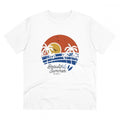 Generic Men's PC Cotton Beautiful Summer Printed T Shirt (Color: White, Thread Count: 180GSM)