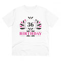 Generic Men's PC Cotton 36th Birthday Printed T Shirt (Color: White, Thread Count: 180GSM)