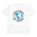 Generic Men's PC Cotton Explore The Unseen Printed T Shirt (Color: White, Thread Count: 180GSM)