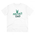 Generic Men's PC Cotton Machate Raho Printed T Shirt (Color: White, Thread Count: 180GSM)