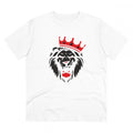 Generic Men's PC Cotton Lion Logo Printed T Shirt (Color: White, Thread Count: 180GSM)