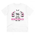 Generic Men's PC Cotton 96th Birthday Printed T Shirt (Color: White, Thread Count: 180GSM)