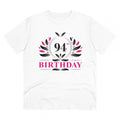 Generic Men's PC Cotton 94th Birthday Printed T Shirt (Color: White, Thread Count: 180GSM)