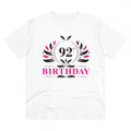 Generic Men's PC Cotton 92nd Birthday Printed T Shirt (Color: White, Thread Count: 180GSM)