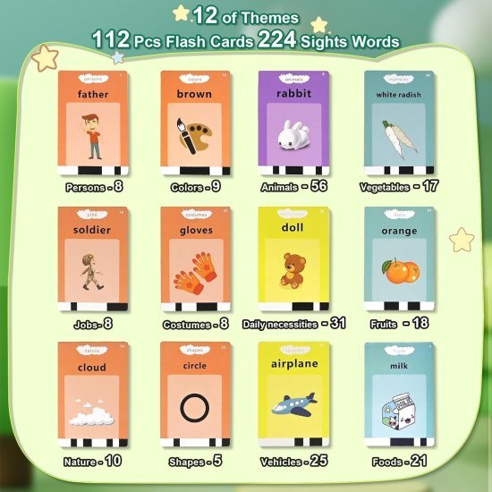 English Talking Flash Cards Education Game
