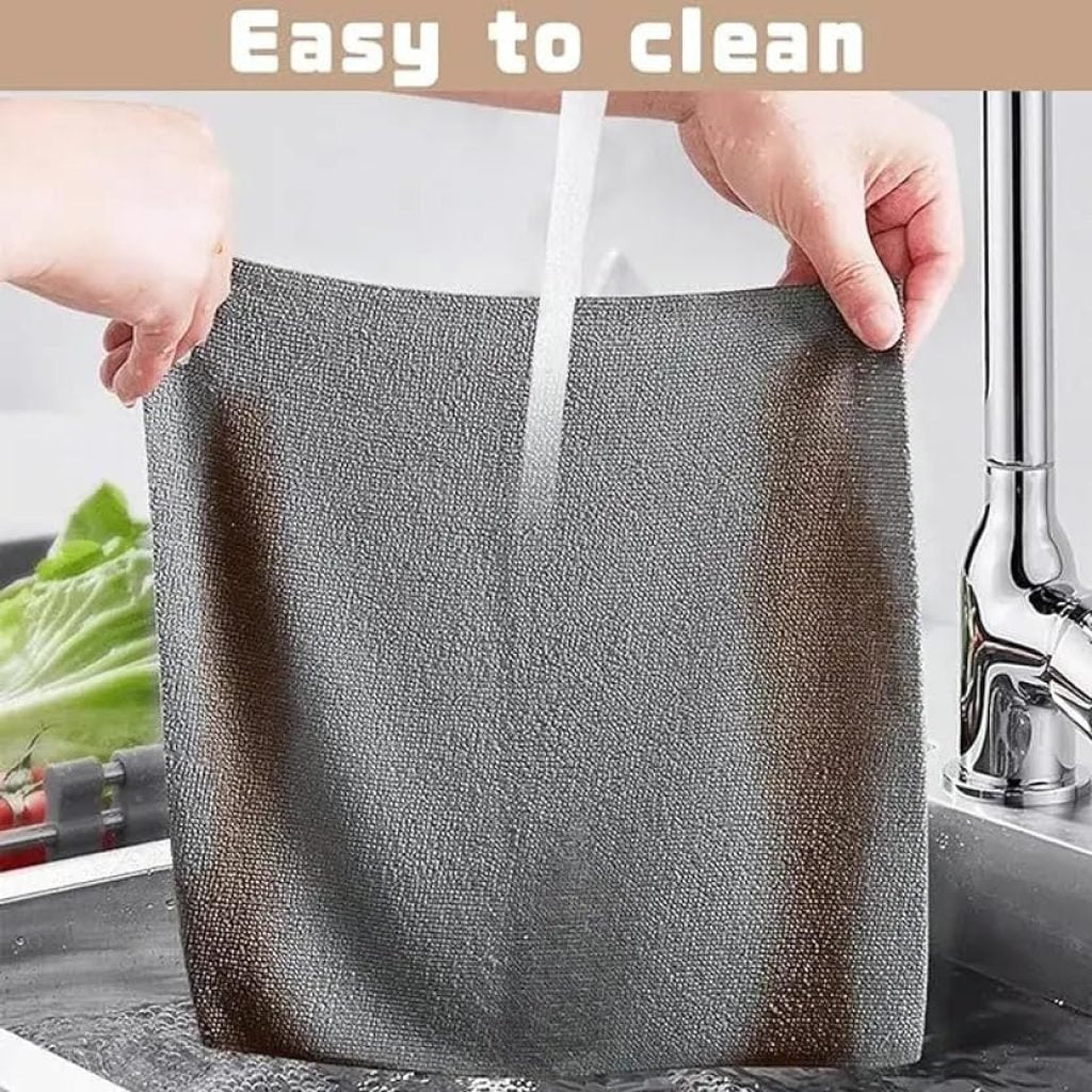 Microfiber Cleaning Cloth Roll 20 Pcs