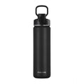 Generic 1000 Ml Double Wall Insulated Stainless Steel Water Bottle With Flip Lid (Black)