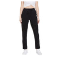 Generic Women's Cotton Solid Elasticated Track Pants (Black)