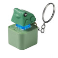 Generic Plastic Solid Frog Croaking Keychain (Multicolor)