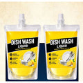 Generic Pack of 2 Kitchen Cleaning Dishwash Liquid Pouches 100 ML