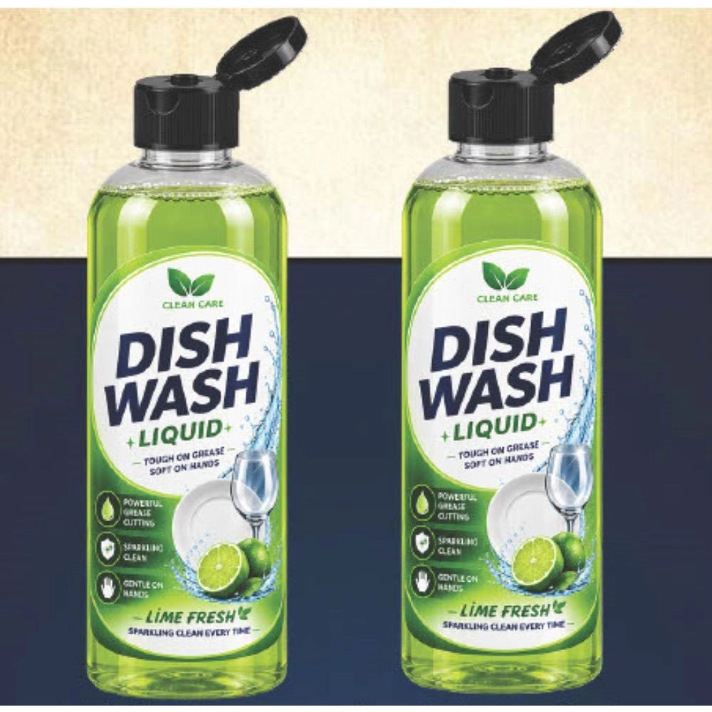 Generic Pack of 2 Kitchen Cleaning Dishwash Liquid Bottles 100 ML