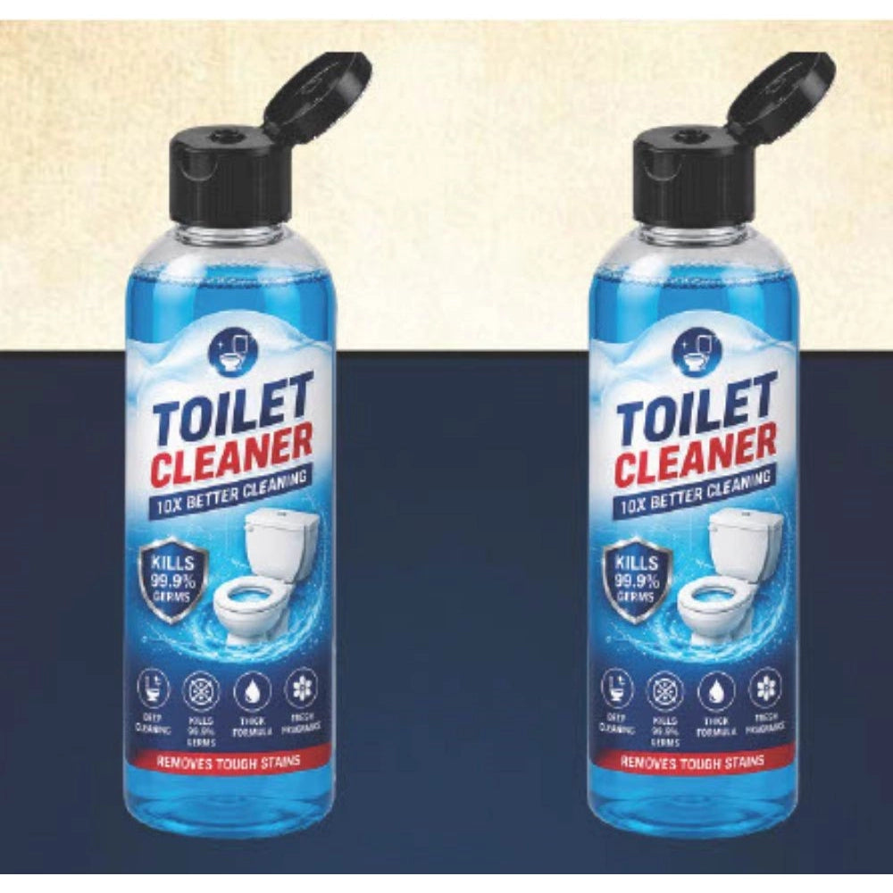 Generic Pack of 2 Ultra Clean Toilet Cleaner Gel Bottles 100 ML