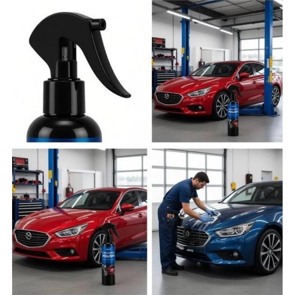 Generic Pack of 2 3-in-1 Car and Bike Polish Spray Bottles 100 ML