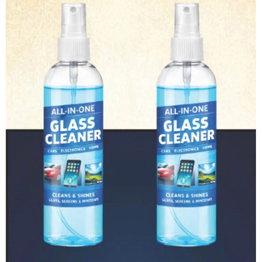 Generic Pack of 2 All-in-One Glass Cleaner Spray Bottles 100 ML