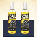 Generic Pack of 2 Deep Black Tyer Polish Liquid Spray Bottle 100 ML