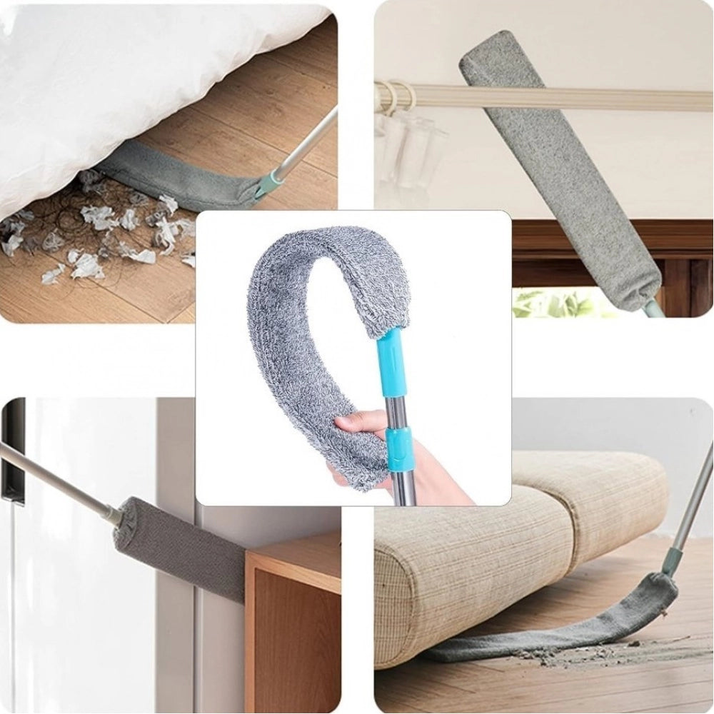 Generic Pack of 2 Microfiber Flexible Mop (Grey)