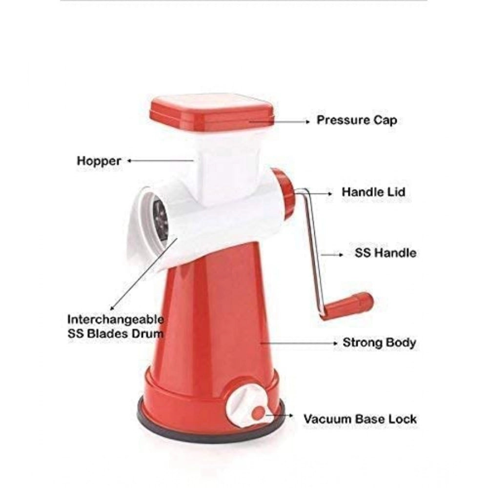 Generic 4 In 1 Rotary Cutter (Multicolor)