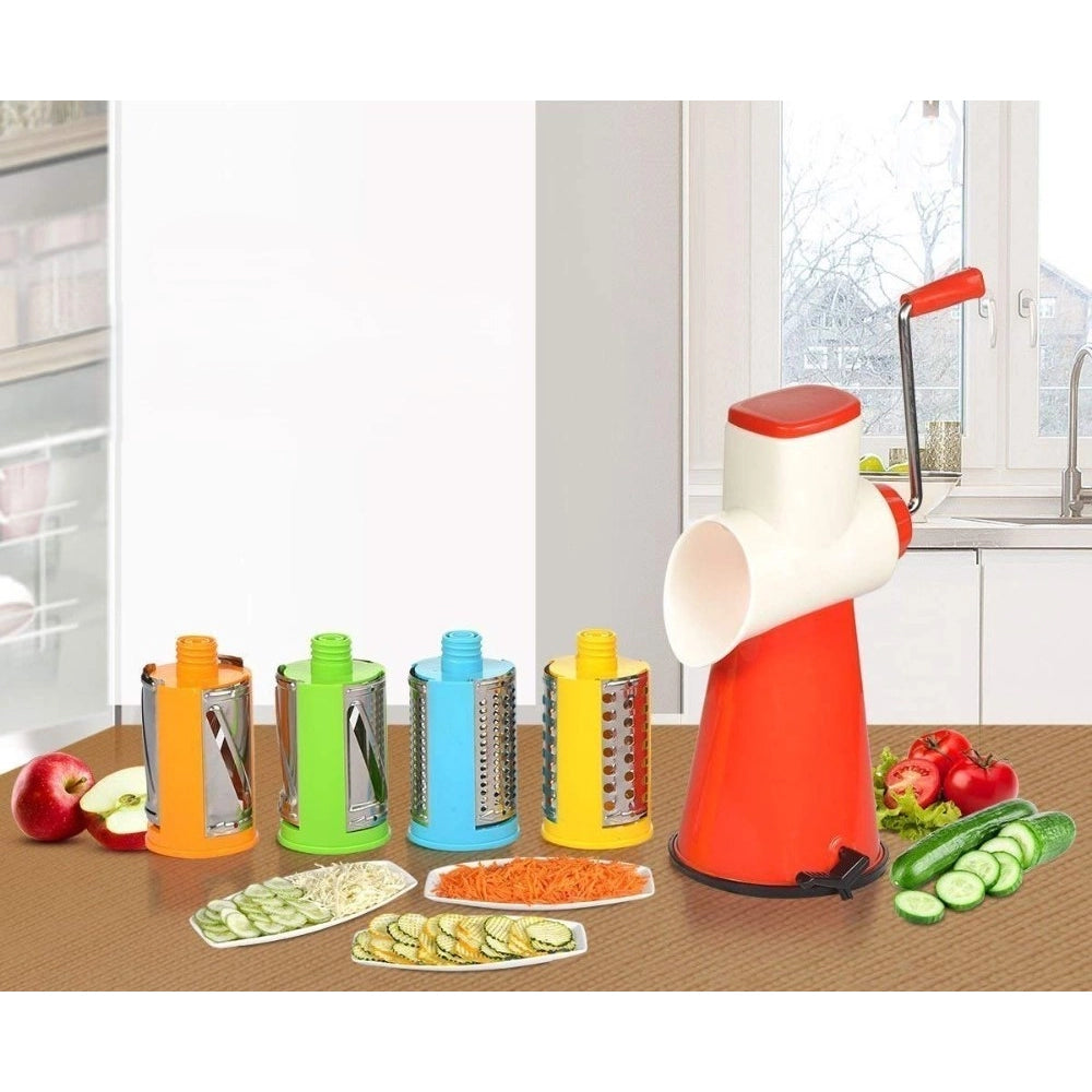 Generic 4 In 1 Rotary Cutter (Multicolor)