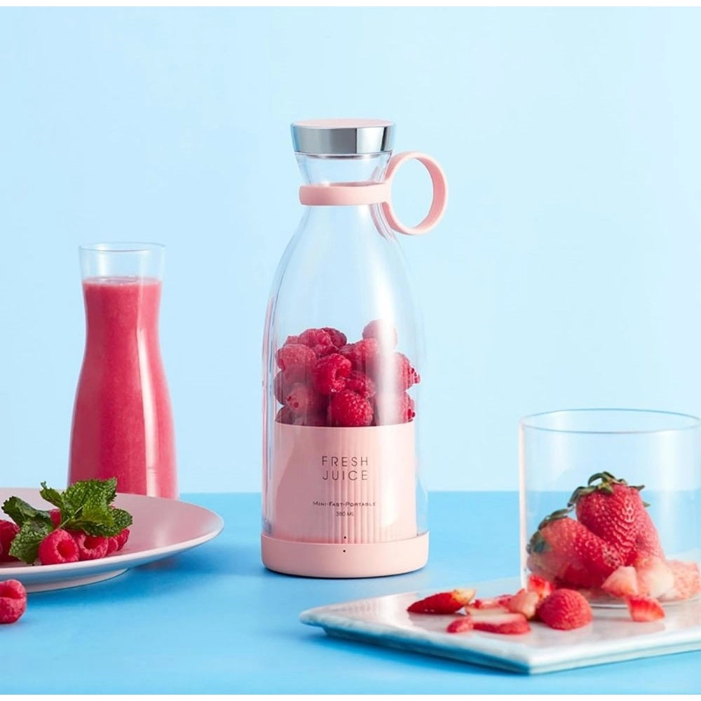 Generic 4 Blade Juicer Bottle (Multicolor)