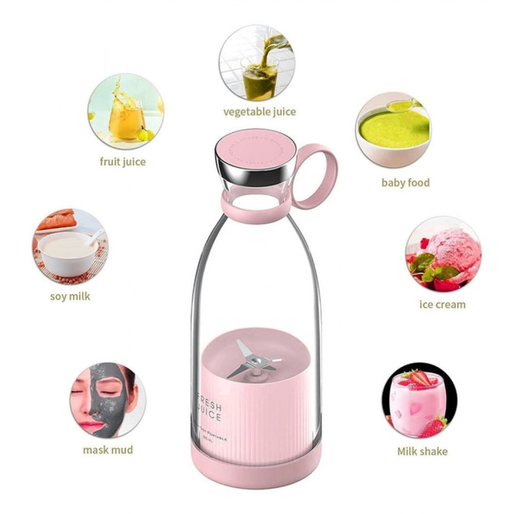 Generic 4 Blade Juicer Bottle (Multicolor)