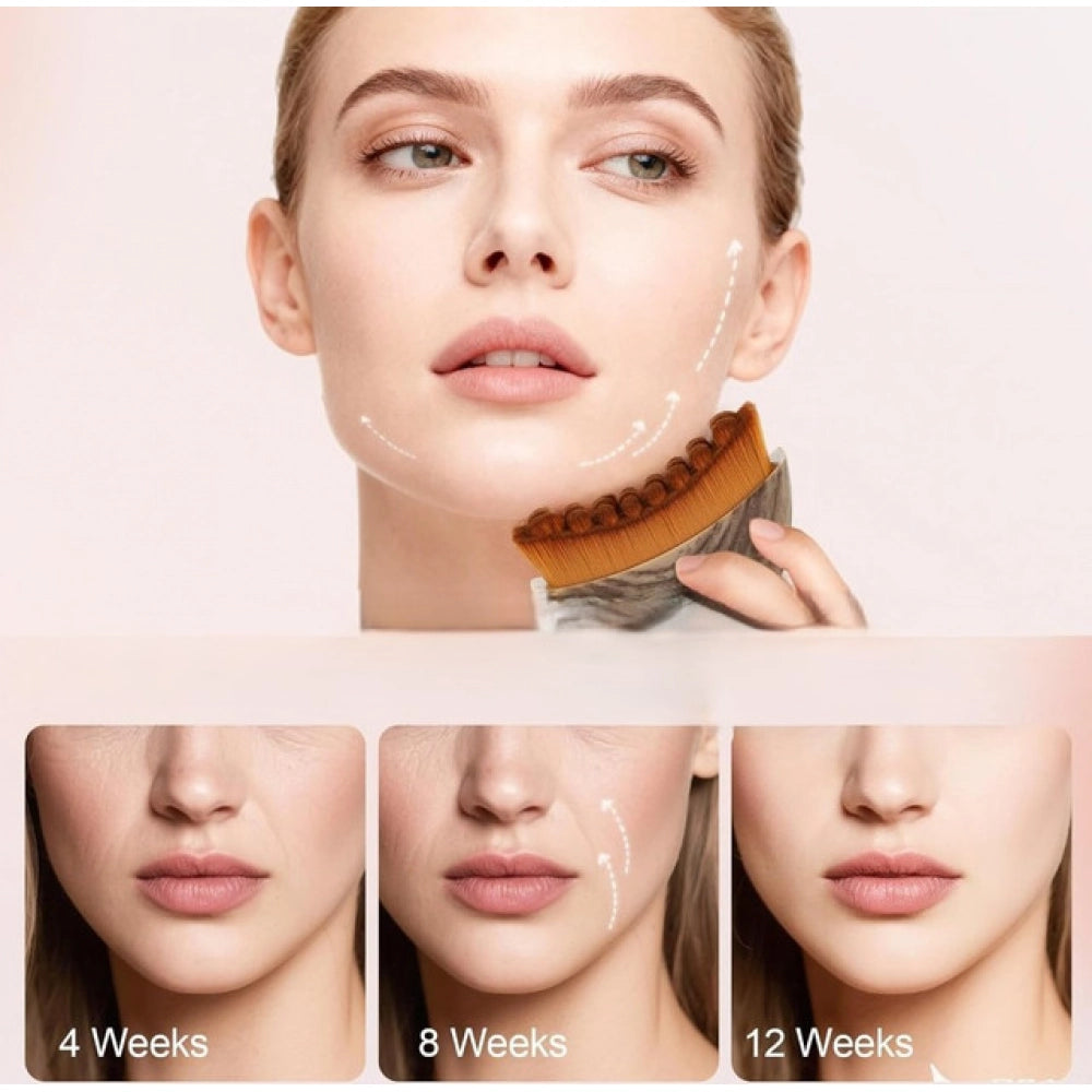 Generic Pack of 2 Lymphatic Contour Face Brush (Brown)
