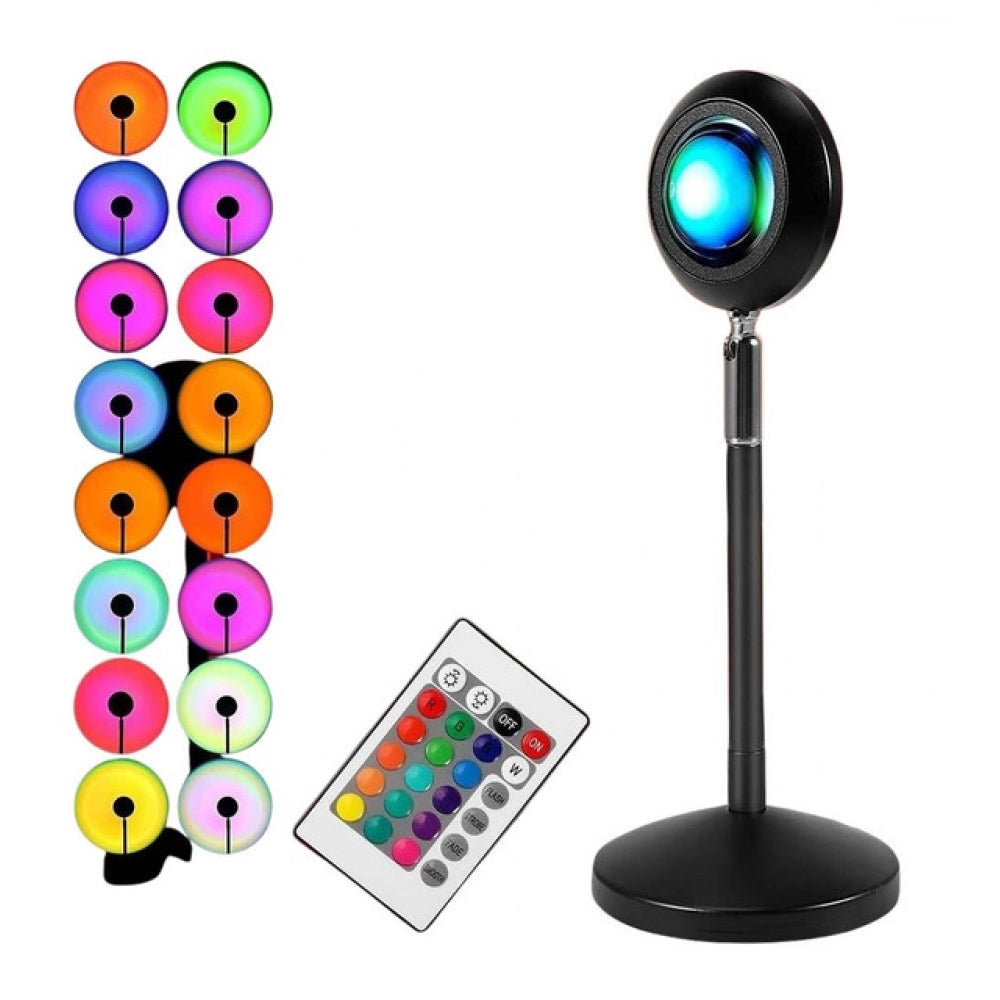 Generic Sunset Lamp With Remote (Black)