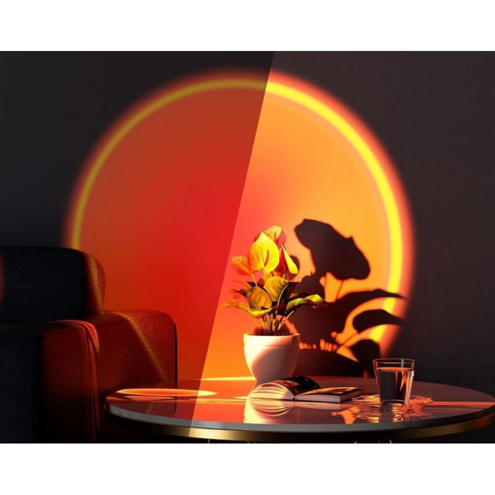 Generic Sunset Lamp With Remote (Black)