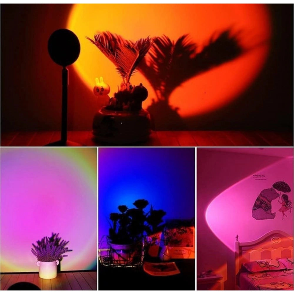 Generic Sunset Lamp With Remote (Black)