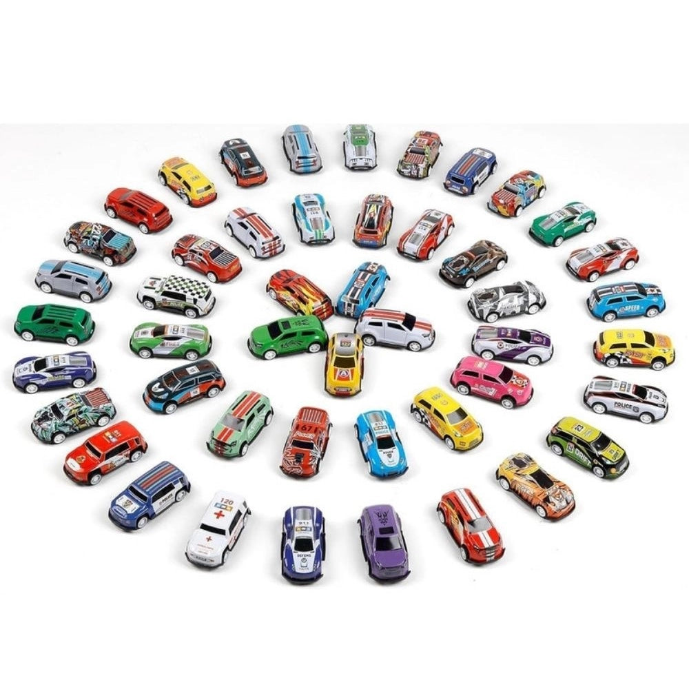 Generic 48 Piece Pull Back Car Set (Multicolor)