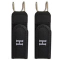 Generic Pack of 2 Buckle Less Belt Pair (Black)