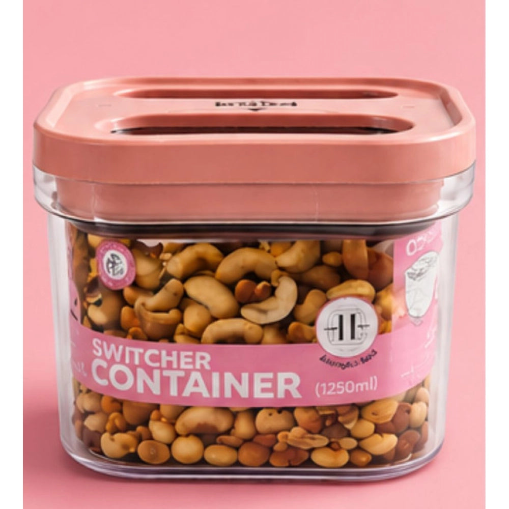 Generic Pack of 1 Switchers Airtight Storage Container Set 1250 ML (Pink)