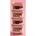 Generic Pack of 4 Switchers Airtight Storage Container Set 1250 ML (Pink)