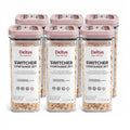 Generic Pack of 6 Switchers Airtight Storage Container Set 2000 ML (Pink)