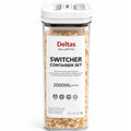 Generic Pack of 1 Switchers Airtight Storage Container Set 2000 ML (White)