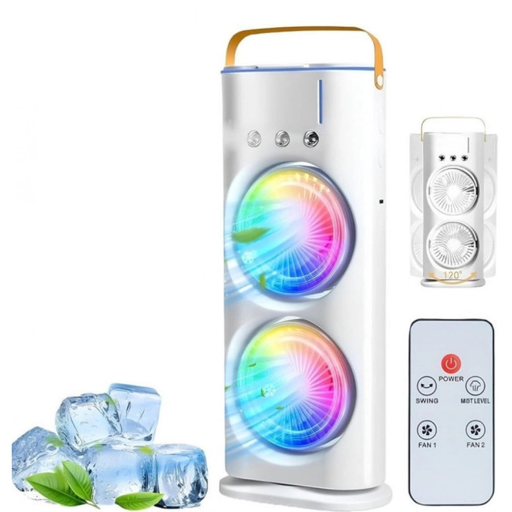 Generic Double End Air Cooler Mist Fan (Multicolor)
