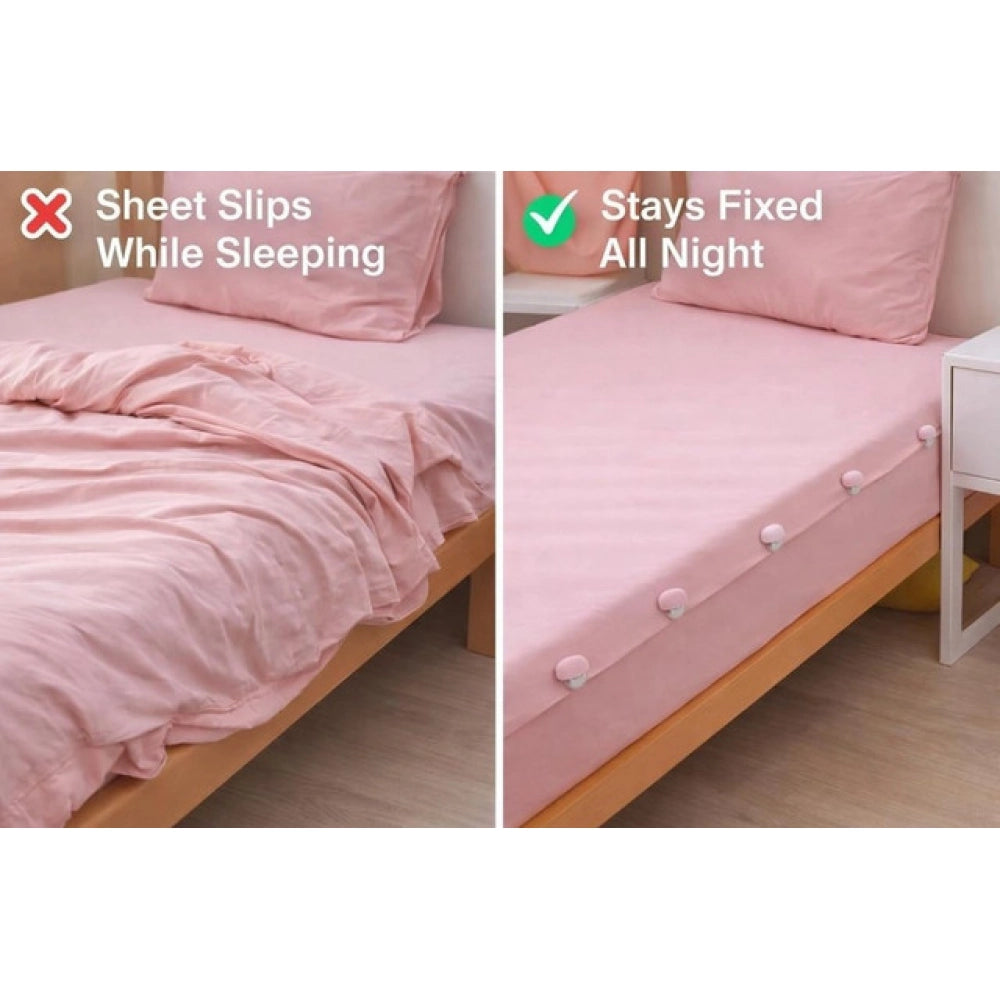 Generic Pack of 10 Duvet Clips (Pink-Blue)