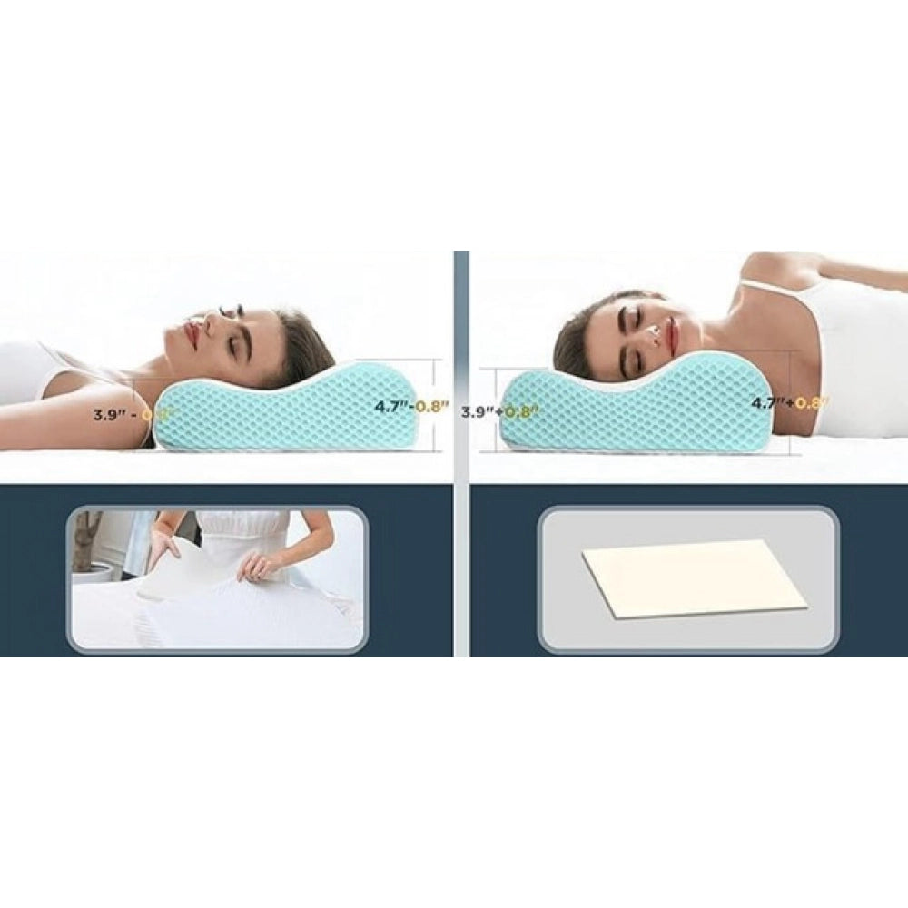 Generic Orthopedic Neck Pillow (Sky Blue)