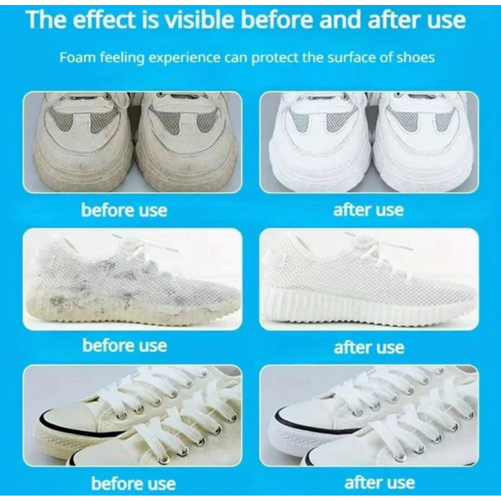 Generic Pack of 2 2 in 1 Shoe Cleaning Brush (White)