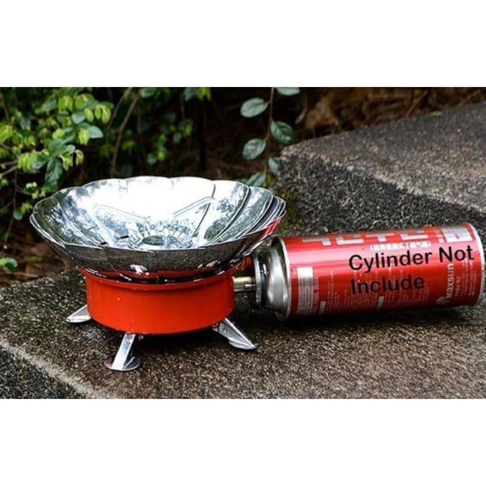 Generic Windproof Lotus Stove (Orange)
