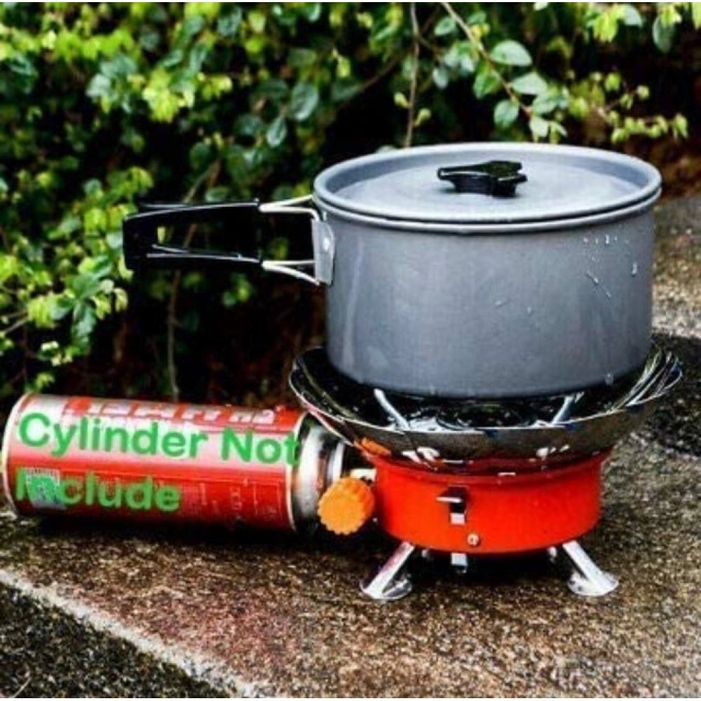 Generic Windproof Lotus Stove (Orange)
