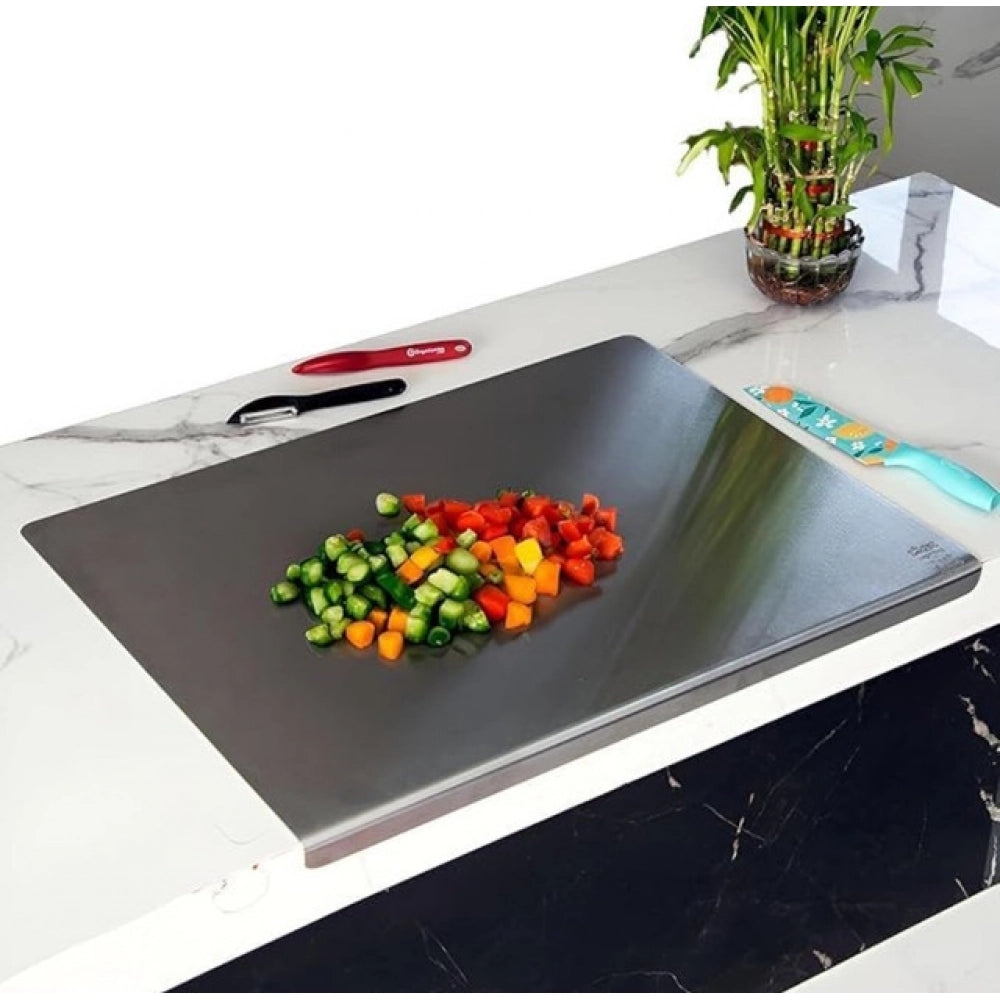 Generic Stainless Steel Chopping Board (Silver)