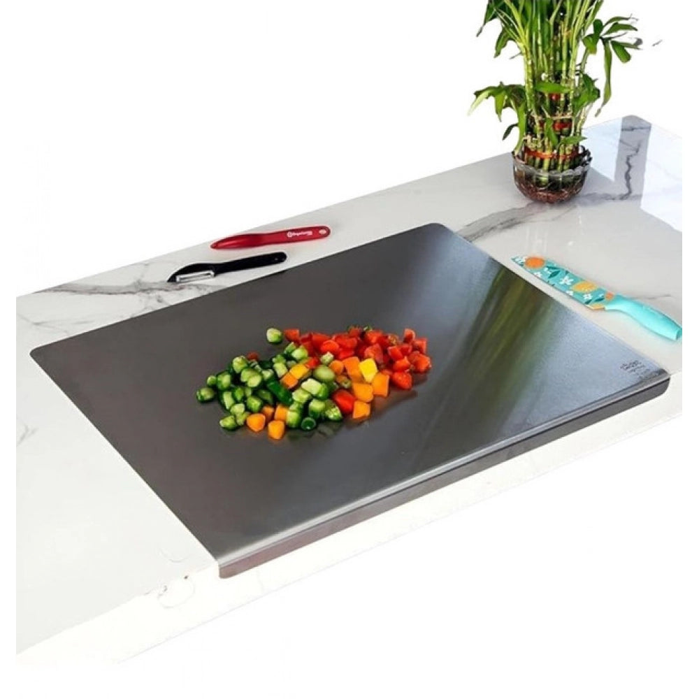 Generic Stainless Steel Chopping Board (Silver)