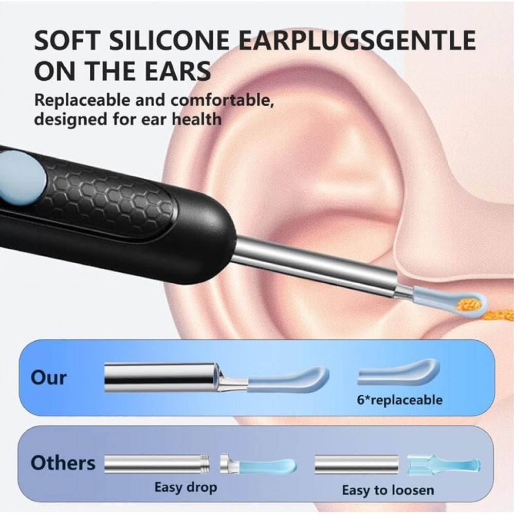 Generic Earwax Cleaner With Camera (Multicolor )