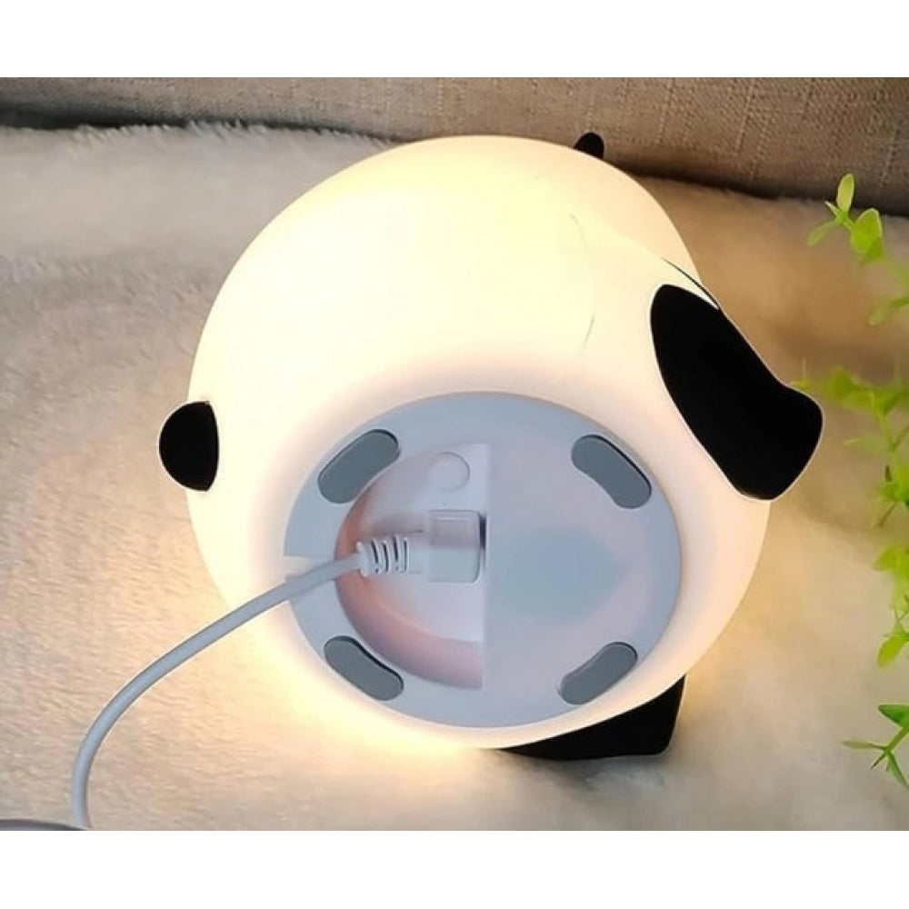 Generic Silicon Panda Lamp (White)