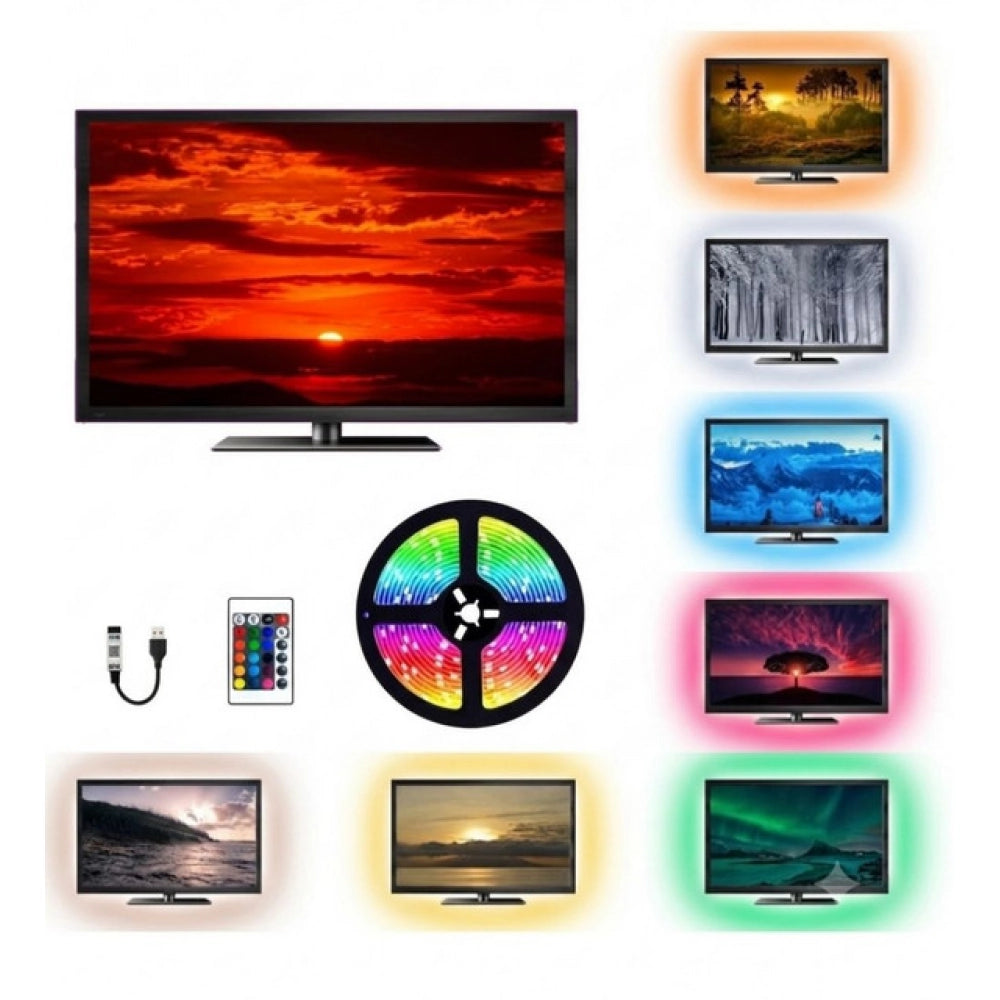 Generic 5M RGB LED Strip Light for TV Backlight (Multicolor)