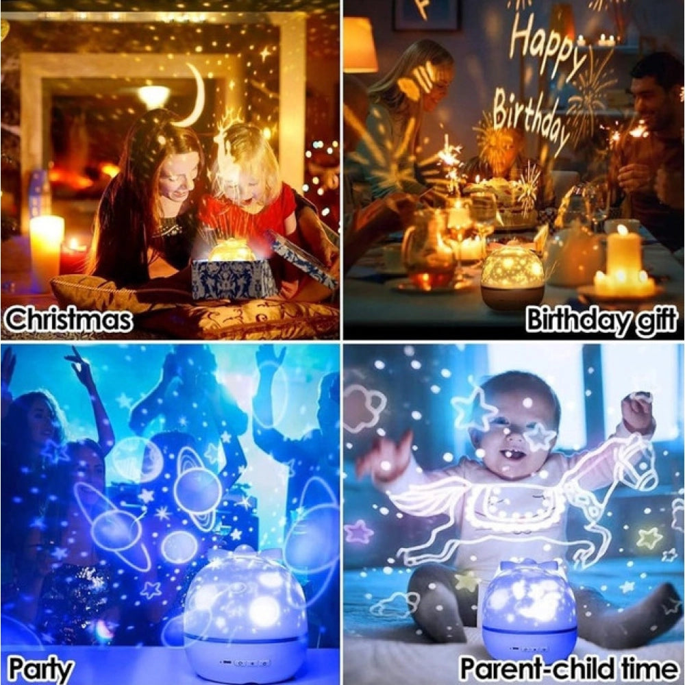 Generic Kids Night Light Projector (Multicolor)