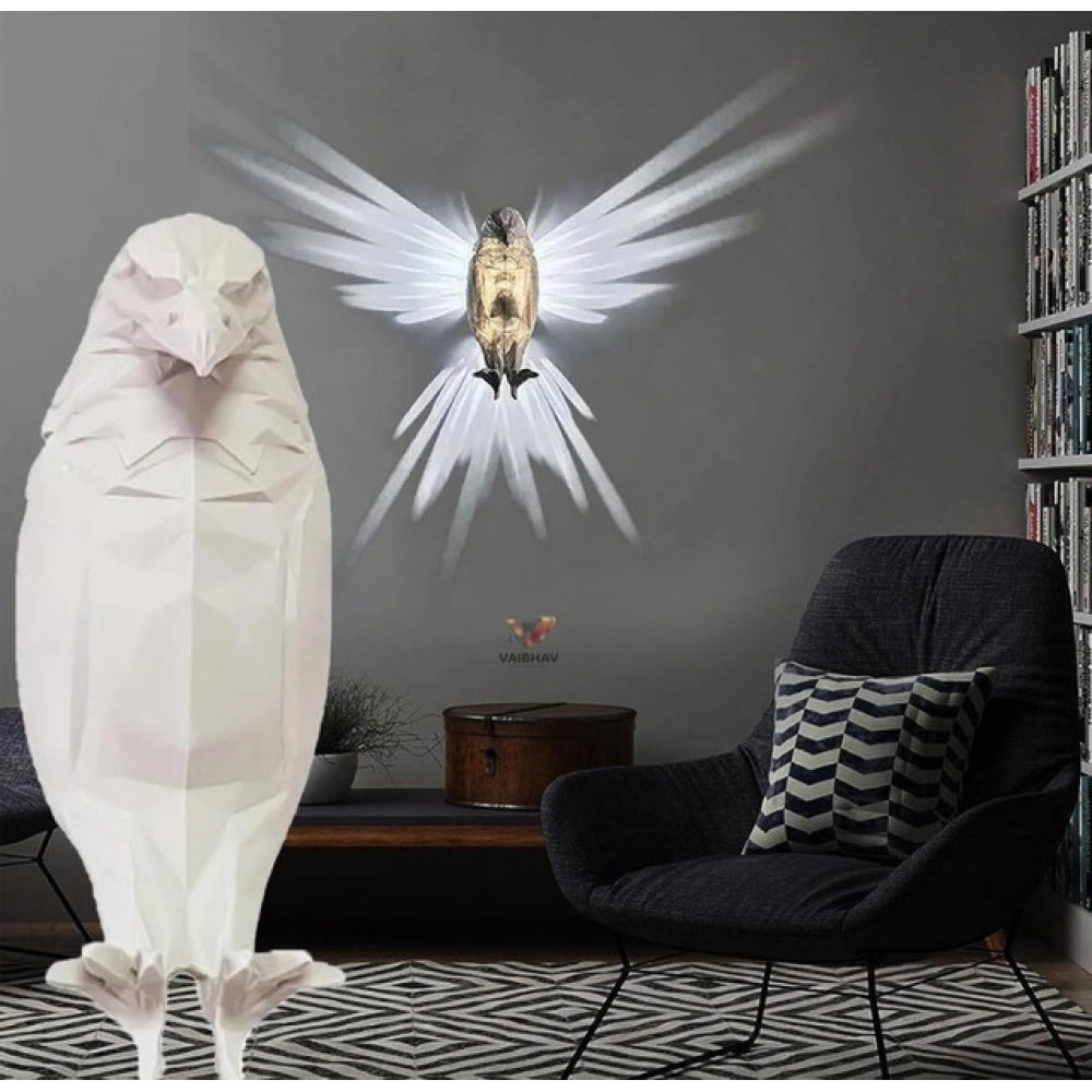 Generic 3D Eagle Wall Light (White)